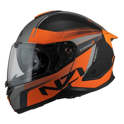 Casco Abatible NZI Combi 3 Duo Daily Black & Orange & Antracite Matt