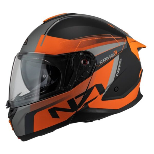 Casco Abatible NZI Combi 3 Duo Daily Black & Orange & Antracite Matt