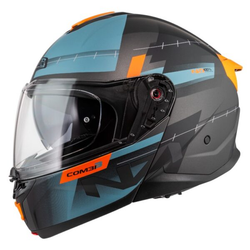 Casco Abatible NZI Combi 3 Duo Metric Antracite & Blue Matt