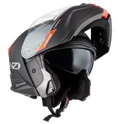 Casco Abatible NZI Combi 3 Duo Solid Nouveau Matt Black