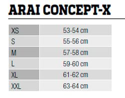 Casc ARAI Concept-XE - Negra mat