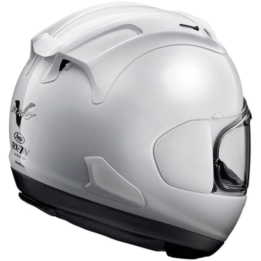 ARAI RX-7 V EVO DIAMOND WHITE | Casco Integral Racing / Deportivo | Calota PB SNC2 | Cierre Doble Hebilla