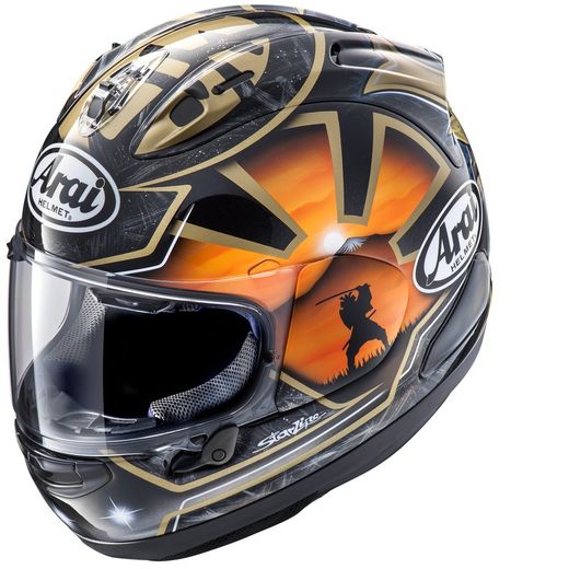 Casco Arai RX-7V EVO Pedrosa Spirit - Oro.