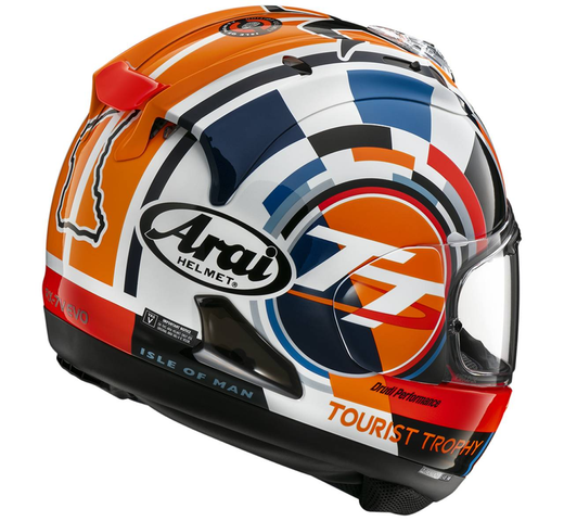 Casco Arai RX-7V EVO 2025 IoM TT Edición Limitada