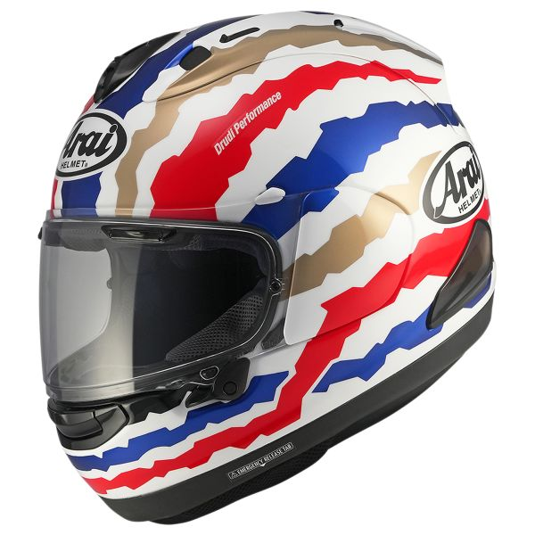Casco Arai RX-7V EVO Doohan Jubilee Rstyl - Réplica | Fibra de Vidrio | ECE R22-06 | Racing y Touring | Doble D L