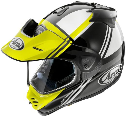 Casco integral ARAI Tour-X5 Cosmic - Amarillo flúor.