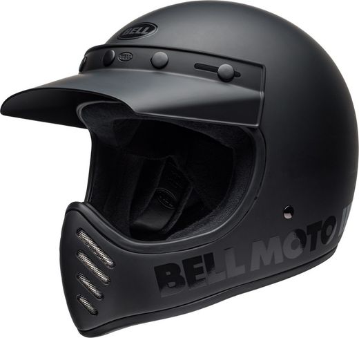 Casco BELL Moto-3 Classic - Blackout Mate/satinado
