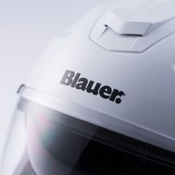 Casco Blauer Hacker BTR Blanco/Negro