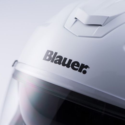 Casco Blauer Hacker BTR Blanco/Negro