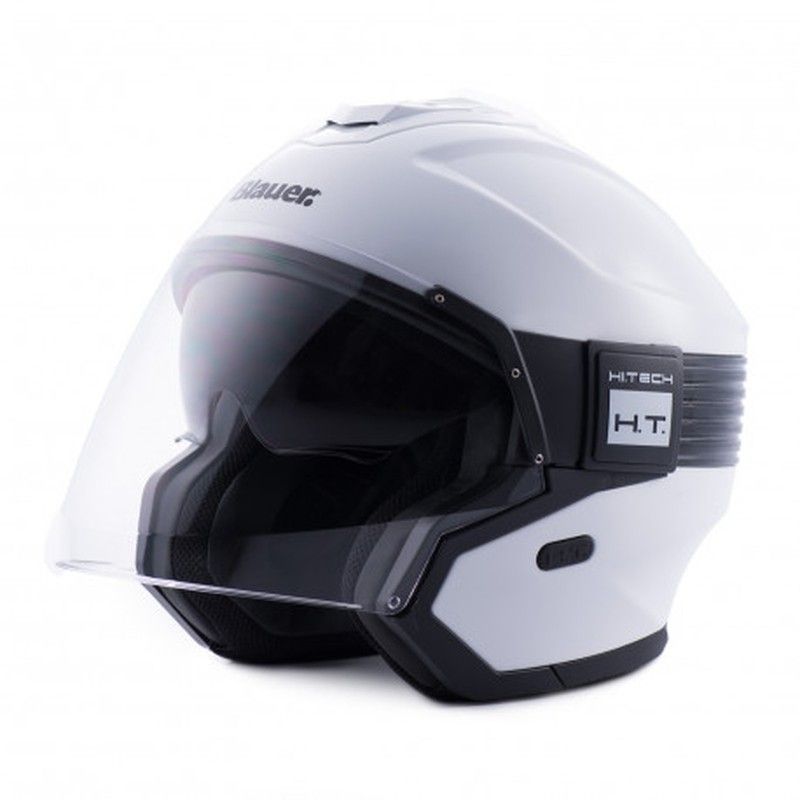 Casco Blauer Hacker BTR Blanco/Negro