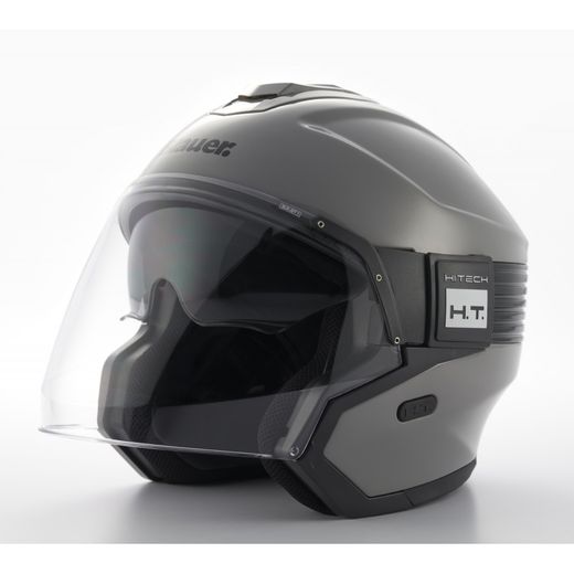 Casco Blauer Hacker BTR Gris Negro