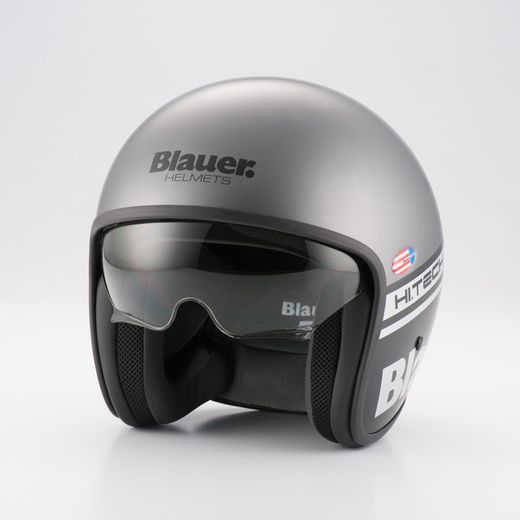 Casco blauer pilot 1.1 gris mate/negro