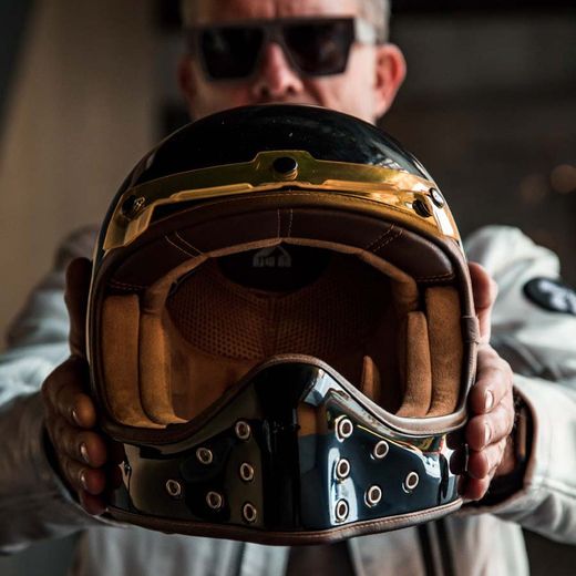 Casco By-City The Rock Negro Brillo