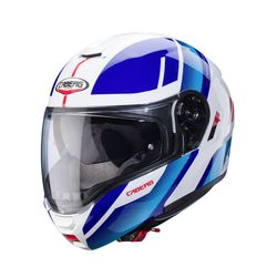 Casco Caberg Levo X Manta D6 Blanco/Azul/Rojo