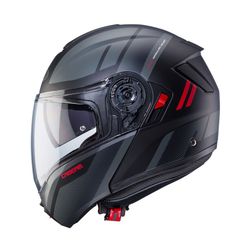 Casco Caberg Levo X Manta H9 Negro mate/antracita/Rojo