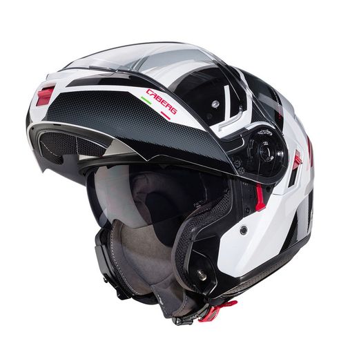 Casco Caberg Levo X Manta L3 Blanco/Antracita/negro/Rojo