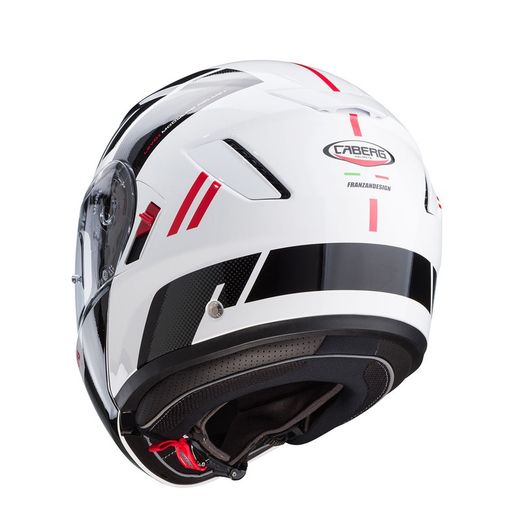 Casco Caberg Levo X Manta L3 Blanco/Antracita/negro/Rojo