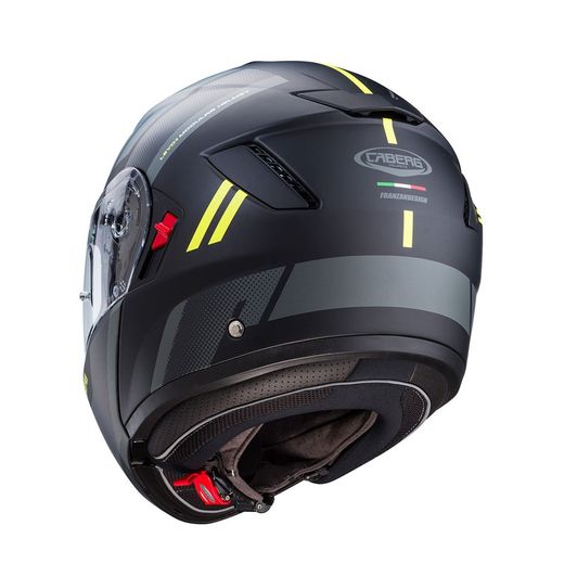 Casco Caberg Levo X Manta C1 Negro mate/antracita/Fluor