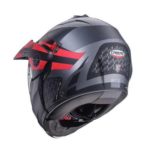 Casco Caberg TourMax X Sarabe L2 Antracita/Negro/Rojo