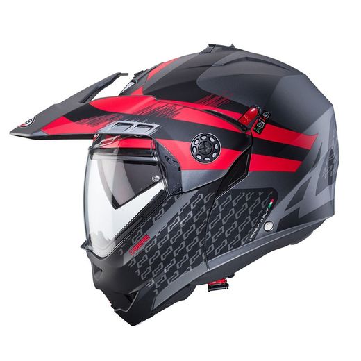 Casco Caberg TourMax X Sarabe L2 Antracita/Negro/Rojo