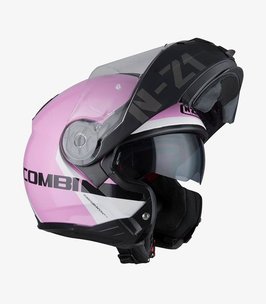 Casco convertible nzi combi 2 duo flydeck pink
