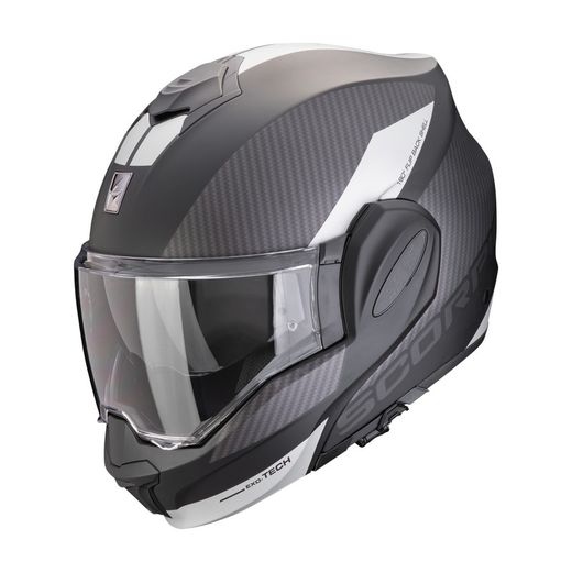 Casco Scorpion EXO-TECH EVO TEAM Negro mate-Plata