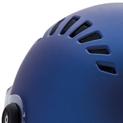 Casco demi–jet EL´TOP con ventilación Azul mate