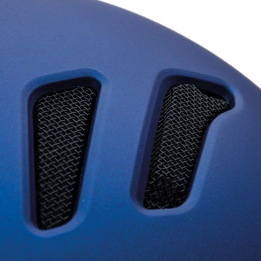 Casco demi–jet EL´TOP con ventilación Azul mate