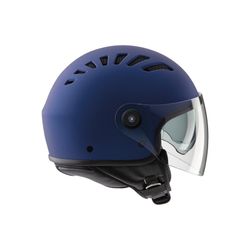 Casco demi–jet EL´TOP con ventilación Azul mate