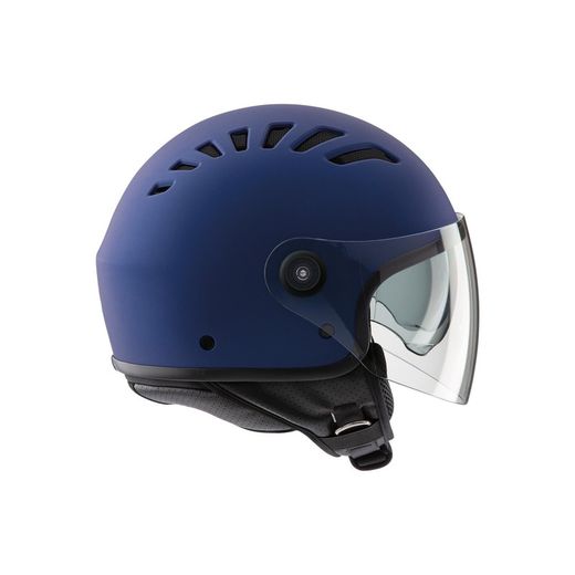Casco demi–jet EL´TOP con ventilación Azul mate