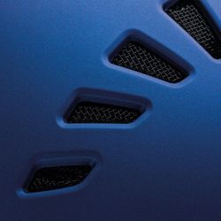Casco demi–jet EL´TOP con ventilación Azul mate