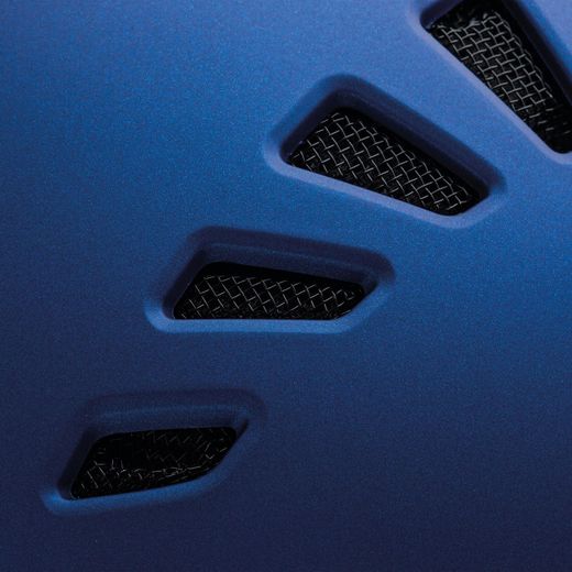 Casco demi–jet EL´TOP con ventilación Azul mate