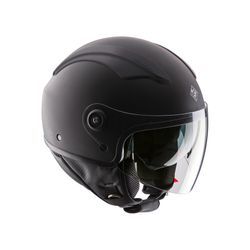 Casco demi–jet EL´TOP con ventilación Negro mate