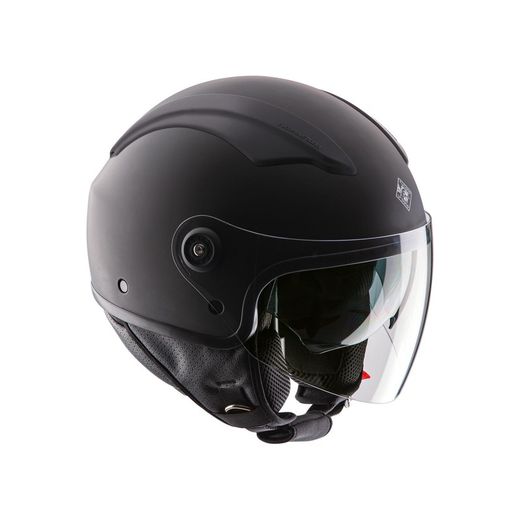 Casco demi–jet EL´TOP con ventilación Negro mate