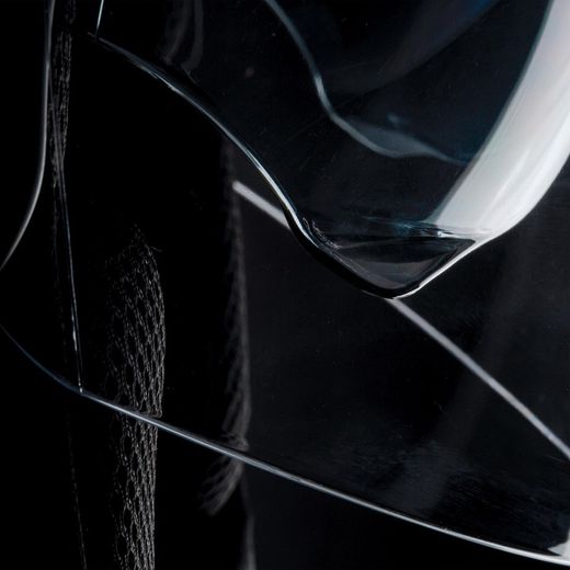 Casco demi–jet EL´TOP con ventilación Negro mate
