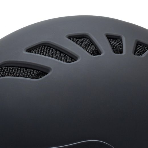 Casco demi–jet EL´TOP con ventilación Negro mate