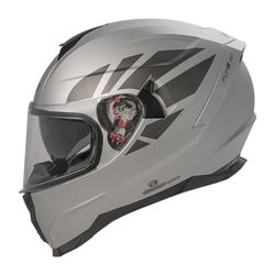 Casco integral garibaldi G80 FLY Plata Mate ECE 22.05