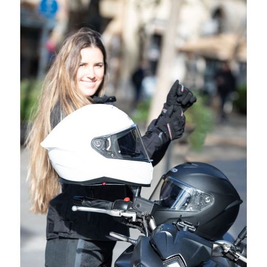 Casco Garibaldi G91x Fibra Blanco Perla ECE R22.06