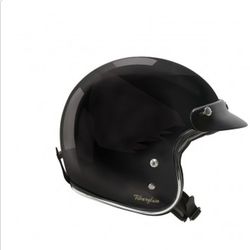 Casco Garibaldi Vintage G02x negro brillo ECE 22.06.