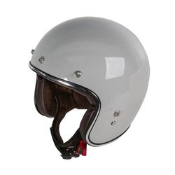 Casco Garibaldi Vintage G02x Gris Claro ECE 22.06.