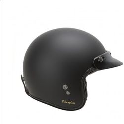 Casco Garibaldi Vintage G02x negro mate ECE 22.06.
