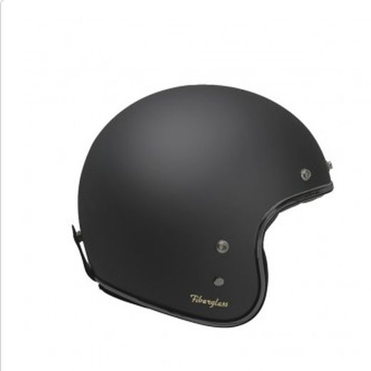 Casco Garibaldi Vintage G02x negro mate ECE 22.06.