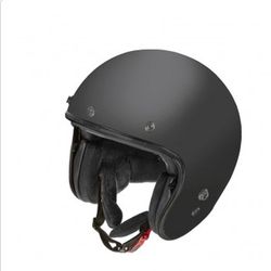Casco Garibaldi Vintage G02x negro mate ECE 22.06.