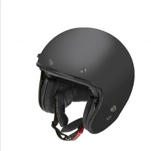 Casco Garibaldi Vintage G02x negro mate ECE 22.06.