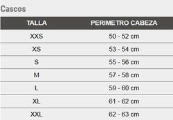 Casco hebo trial zone rojo