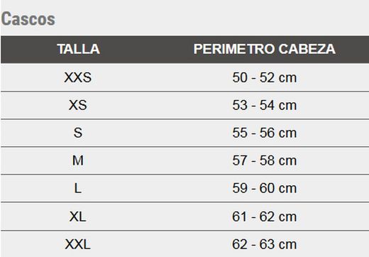 Casco hebo trial zone rojo