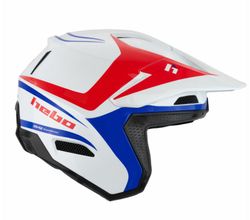 Casco Hebo Zone PRO Blanco/Rojo/Azul.