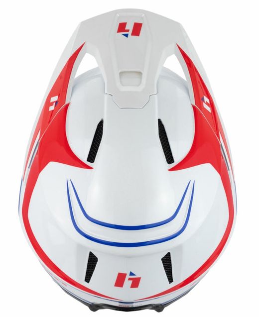 Casco Hebo Zone PRO Blanco/Rojo/Azul.