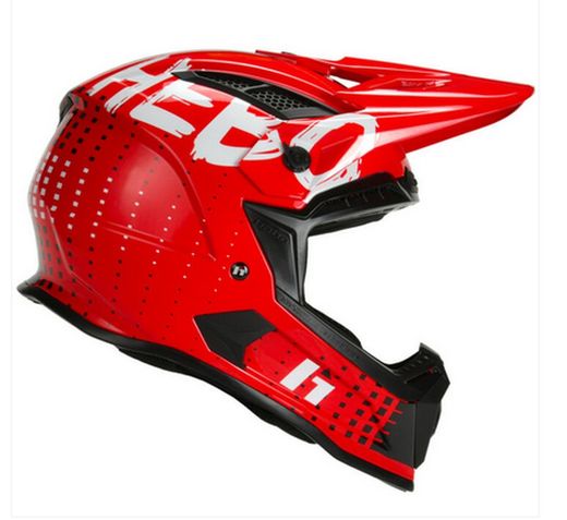 Casco Hebo  Hmx-P01 Dots  rojo.