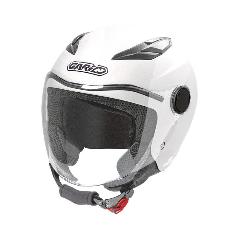 Casco Gari G01 Junior Blanco Perla Brillo